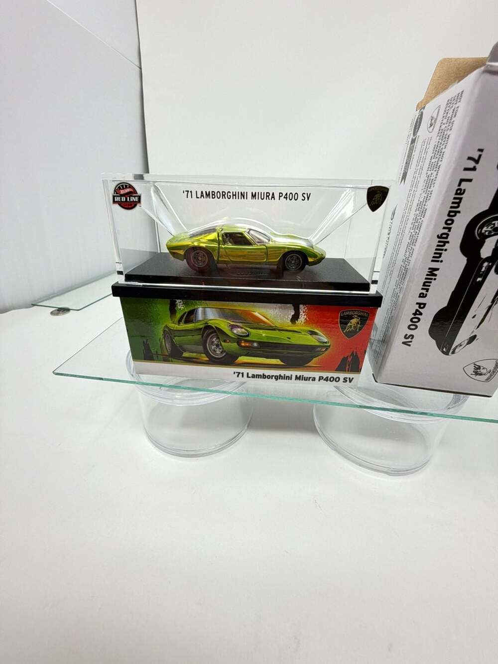 Hot Wheels RLC Exclusive 71 Lamborghini Miura P400 SV Green Diecast